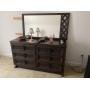 Vintage Johnson/carper 6 drawer dresser w/ mirror
