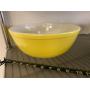 Yellow Pyrex bowl