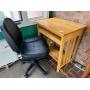 Small desk and chair
