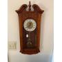 Quartz oak wall clock