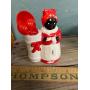 Aunt Jemima style measuring spoon holder