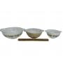 3 Pyrex bowls