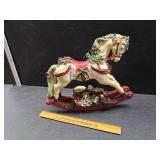 Christmas rocking horse