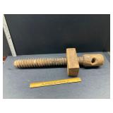Antique wood gear
