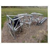 Aluminum stage pieces
