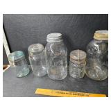 Clear jars