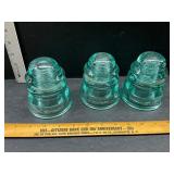 Vintage glass insulators