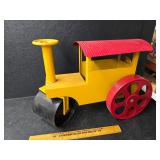Metal steam toller