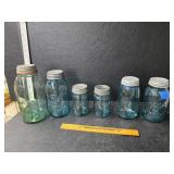 Blue jars