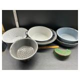 Enamelware and bait box