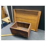 Vintage box and tray