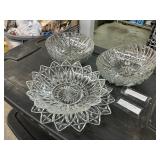 Clear glass lot