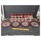 Red flash glassware