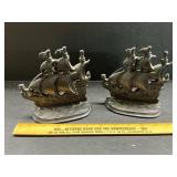 Cast iron book ends