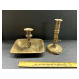 Brass candle stands
