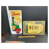 2 metal signs