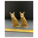 Cast iron book ends