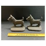 Cast iron book ends