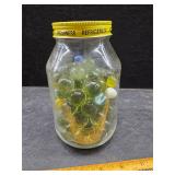 Jar of marbles