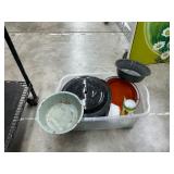 Enamel pots and pans