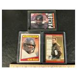 Walter Payton and Nick Saban cards