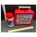 Hot Wheels lunch box with thermos