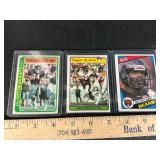 3 Walter Payton cards