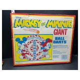Mickey and mini dart board