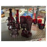 Red glass lot