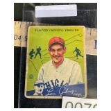 Elwood (Woody) English Big League card