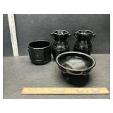 Black glass lot