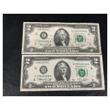 2-2 dollar bills