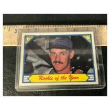 Davie Allison rookie of the year card