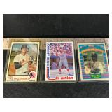 3 vintage baseball cards