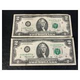 2-2 dollar bills