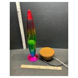 Lava lamp and turn table