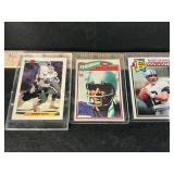 Assorted football cards