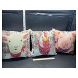 3 new pillows