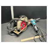Saw and grinder