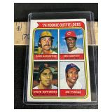 1974 rookie outfielders card