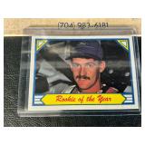 Davie Allison rookie of the year card