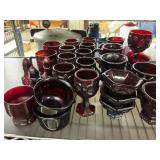 Red glass lot