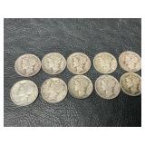 10 mercury silver dimes