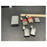Cigarette case and lighters