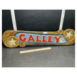 Wooden sign
