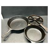 Cast iron pans