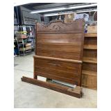 Vintage oak bed