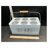 Metal drink crate
