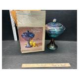 Carnival glass wedding glass bowl