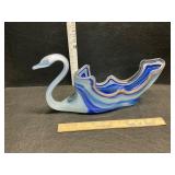 Art glass swan
